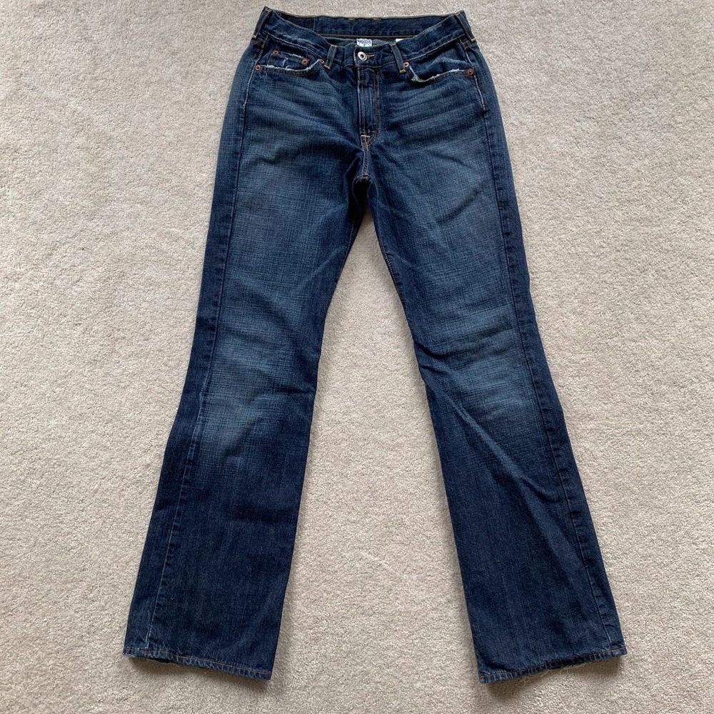 Lucky Brand Distressed Boot Cut Jeans